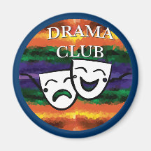 Drama Club Badge: Color Your World Fridge Magnets