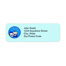 Drama Club Badge Labels