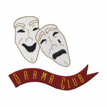 Drama Club embroidered shirts by ZazzleEmbroidery Drama Club embroidered shirts