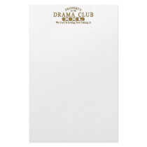 Drama Club Stationery Design