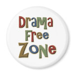 Drama Free Zone magnets