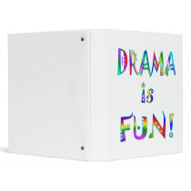 Drama is Fun binders by SchoolAids Drama is Fun binders