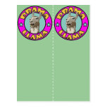 Drama Llama, 2x bookmark postcard