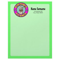 Drama Llama, Letterhead