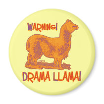 Drama Llama Refrigerator Magnets