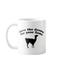 Drama Llama mugs by magarmor Drama Llama mugs