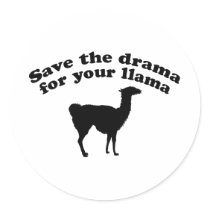 Drama Llama stickers by magarmor Drama Llama stickers