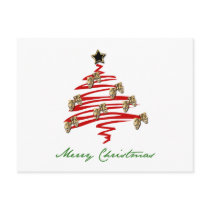 Drama Mask Christmas Tree postcards by christmas4you Drama Mask Christmas Tree postcards
