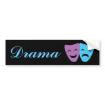 Drama Masks Bumper Sticker