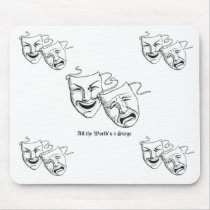 drama masks mouse mousepads
