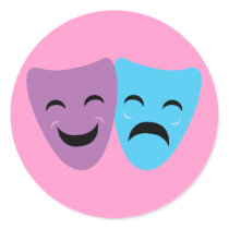 Drama Masks Sticker
