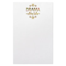 DRAMA Nothing Better Personalized Stationery