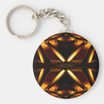 Drama - Play of Light and Design Urban Futurism Key Chains