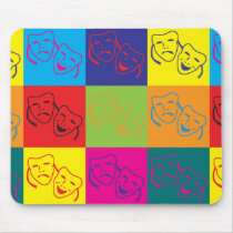 Drama Pop Art mousepads