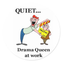 Drama Queen stickers by Tamathaa Drama Queen stickers