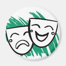 Drama Refrigerator Magnet