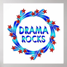 Drama Rocks Fun Print