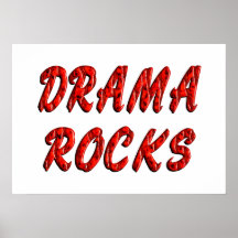 Drama ROCKS Print