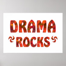 DRAMA ROCKS PRINT