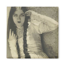 Dramatic actress magnet by amazingvintage Dramatic actress magnet