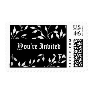 Dramatic Black and White Postage Stamps