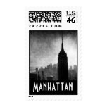 Dramatic Black & White Empire State Building Stamp