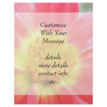 Dramatic Dahlia Flyer Design