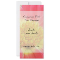 Dramatic Dahlia Custom Rack Card