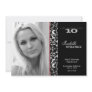 Dramatic Damask Graduation Announcement 2