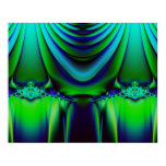 Dramatic Fractal Poster posters