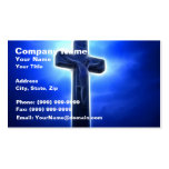 Dramatic Jesus Crucifixion Business Card Template