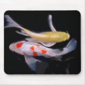 Dramatic Koi Pair mousepads