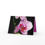 Dramatic Orchid Invitation Card