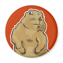 Dramatic Prairie Dog magnets by jamierushad Dramatic Prairie Dog magnets
