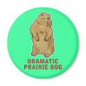 Dramatic Prairie Dog magnets