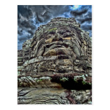 Dramatic Stone Face Postcards