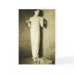 Dramatic Vaudeville actress greeting card