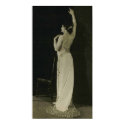 Dramatic vaudville actress reaching poster posters