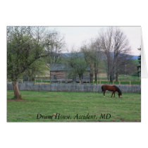 Drane House, Accident, MD Card