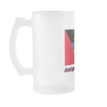 Drapeau Antigua-et-Barbuda avec le nom en français Coffee Mug