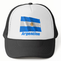 Drapeau Argentine avec le nom en français Mesh Hats