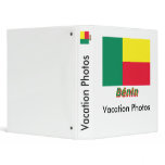 Drapeau Bénin avec le nom en français binders