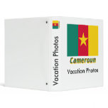 Drapeau Cameroun avec le nom en français Binder