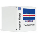 Drapeau Cap-Vert avec le nom en français binders