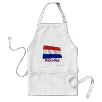 Drapeau Pays-Bas avec le nom en français Aprons
