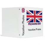 Drapeau Royaume-Uni avec le nom en français binders