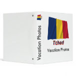 Drapeau Tchad avec le nom en français binders