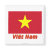 drapeau, avec, nom, viêt, nam, viet,