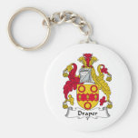 Draper Family Crest Key Chain