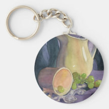 Drapes and Grapes Key Chain